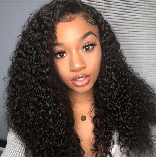 Super Double Drawn 13X4 Frontal Deep Wave Wig